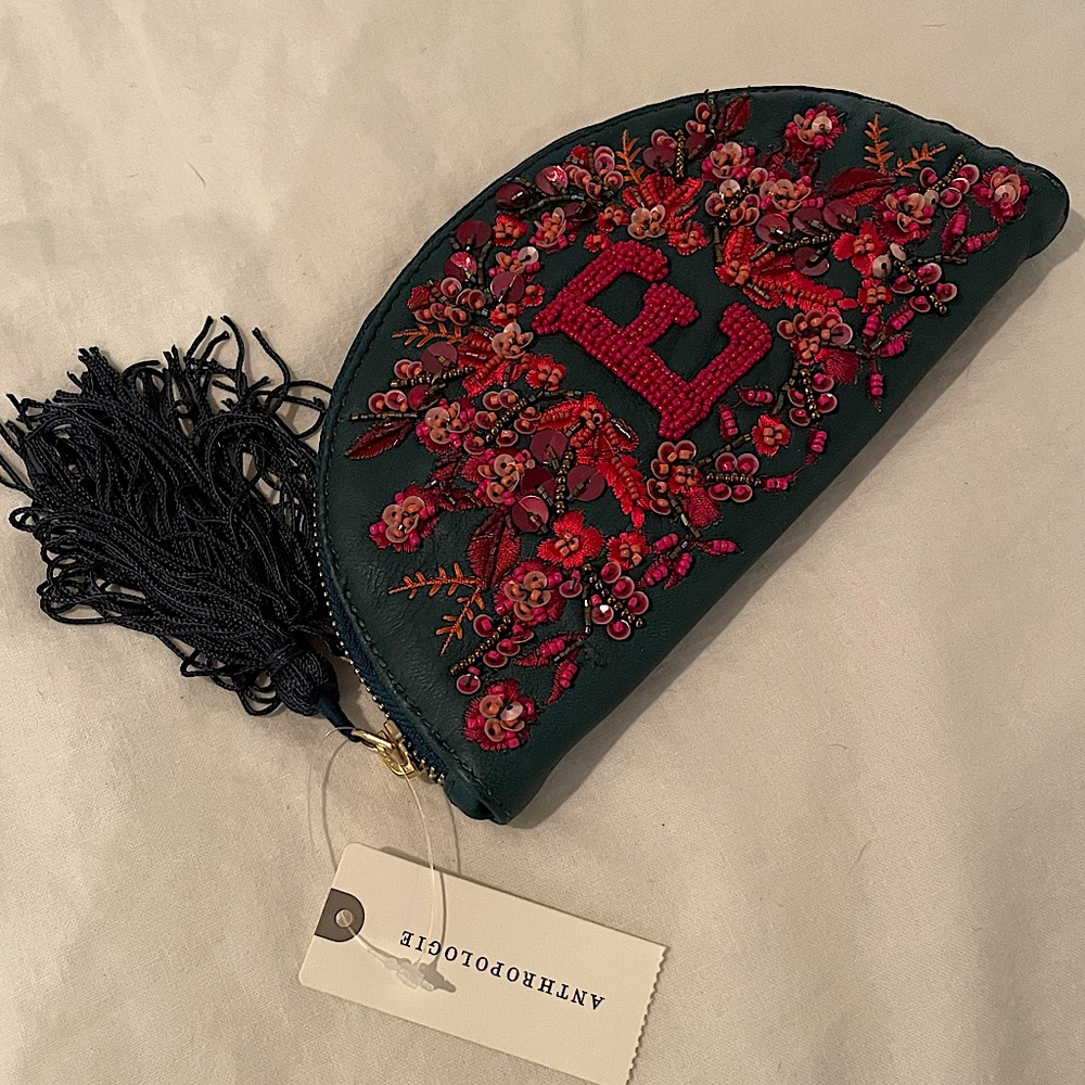 (NWT) Anthropologie Initial Clutch